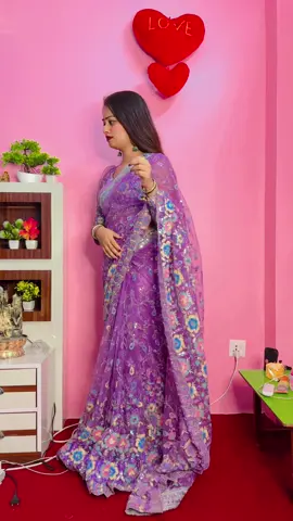 Bahut prem😁❤️ @Biva Yadav  sari from: @Gopal Bastralaya #foryou #nivayadav88 #villagers #parentslove 