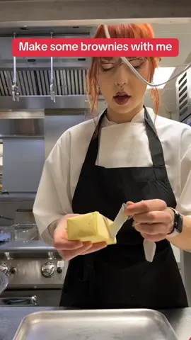 Make some brownies with me #chef #breakfast 