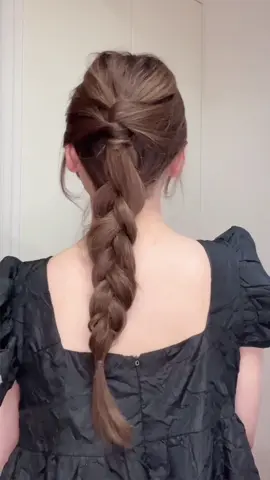 三つ編みヘア🍐 #編み下ろしヘア#三つ編み#韓国ヘアアレンジ 
