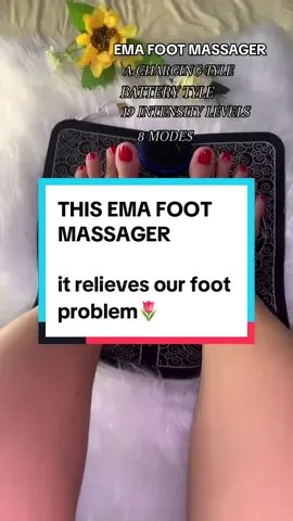 EMS Foot Massager helps you reduce fatigue and relaxing foot massager. #emsfootmassager #footmassage #footmassager #relaxingfootmassager #fyp #tiktokfinds 