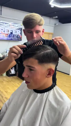 @Tommy Hewitt learning how to cut hair. @darrenfinchuk #fyp #for #foruyou #teenage #fy #foru #hairstyle #barber #boys #hair 