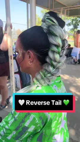 Unleash your inner sorceress with a mesmerizing reverse dragon braid ponytail, a hairstyle where elegance meets enchantment #reverse #braids #braid #braiding #dragonbraid #hairbraiding #braidstyles #ponytail #ponytailhairstyle #gabby101 #softballhairstyles #softballbraids #softballhair #tinselbraids #tinselhair #fyp #fypシ゚viral #omg #glitterhair