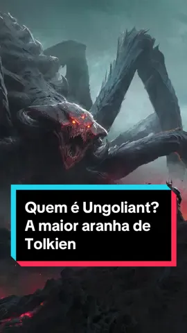 Quem é Ungoliant? A Titã Aranha do universo de Tolkien!  . . . . . . . #tolkien #ungoliant #osenhordosaneis #osaneisdepoder #hobbit #morgoth #aranha #laracna 