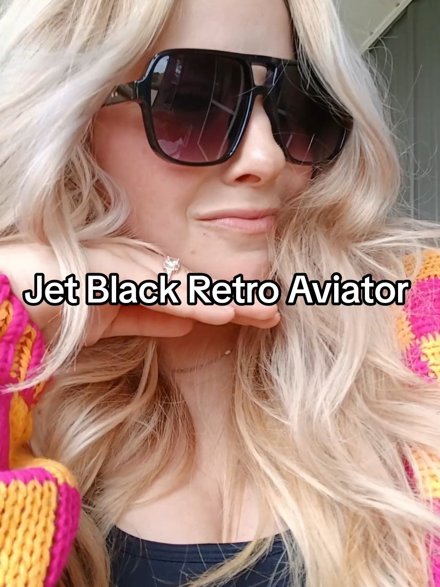 Real talk, I actually don't care if some of yall see my mean mug because the feelings mutual 🤣😅.. But these retro square framed aviators are still my favorite #sunnies and at this point I am just collecting all the colors.. #tiktokshopfinds #TikTokShop #fyp #aviators 