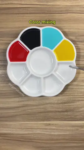 Color mixing #colormixing #paintmixing #tappingsounds #paintvideos #artvideos #satisfyingart #colortheory #arttok 