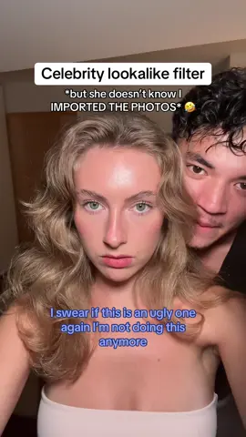 not her getting so sad 😭 should I do another one with only pretty girls?? #girlfriendprank #coupleprank #celebritylookalike #filterprank #couplecomedy 