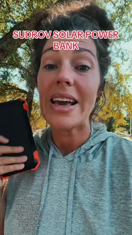 Sudrov Solar Power Bank #solarpower #sudrov #solarpowerbank #solarcharger #hurricaneseason 