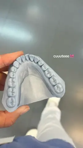 should’ve gone for dental tech!!!! this made my week 🦋 #dentaltechnician #dental #dentist #dentista #dentistry #plaster 