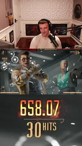 THE LONGEST JOHNNY CAGE COMBO IN MORTAL KOMBAT 1! #fy #foryoupage #mortalkombat #mk1 #johnnycage #combo #gaming 