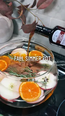 Simmer pot season 🍂🍊 #asmr #simmerpot #sweaterweather #fall #fallaesthetic #autumnvibes #cozyathome 