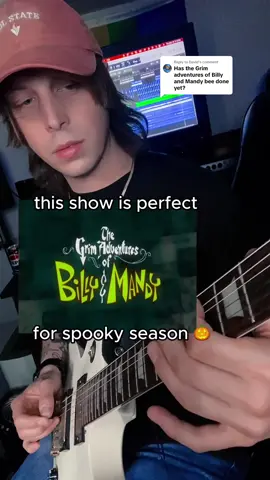 Replying to @David @Cartoon Network ‘s Grim Adventures of Billy & Mandy is the PERFECT show to rewatch for #spookyseason 🎃💀👻 #nostalgia #themesong #cartoon #guitar #cover #bass #metal #heavy #early00s #childhood 