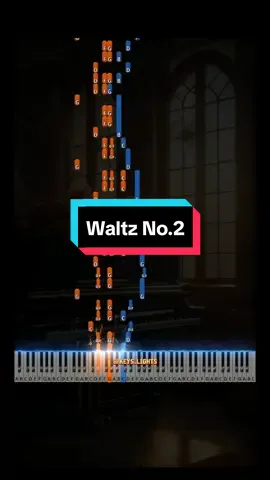 🟢 Waltz No.2 - Shostakovich (Easy Piano Tutorial) #piano #pianotutorial #easypiano #easypianotutorial #waltzno2 #shostakovich 