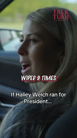 Vote @Hay_welch 2024 😂 #halieywelch #talktuah #hawktuah #pookie #talktuahpod 