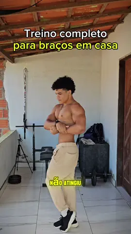 Treino completo para braços em casa!  #calistenia #treinoemcasa 