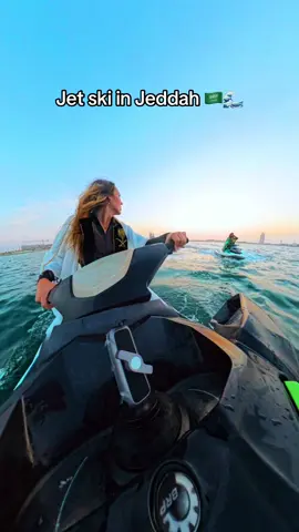 Jet ski with bestie in jeddah #ksa #saudiarabia #jeddah #jetski #saudi #arab #arabic #redsea @Beno omar @SightScape | سايت سكيب 
