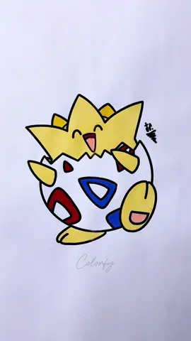 Togepi Pokemon ASMR Coloring #pokemon #pokemongo #pokemonunite #asmr #satisfying #coloring #markers #alcoholmarkers 