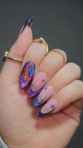 New Cat Eye collection!!💫@Daily Charme  Using: C72 Serenity Spell    C71 Witching Hour    C67 Autumn Aura  Code DREAMY10 🫶 #dailycharme #dailycharmer #cateyenails #nailsinspo #nailsdesign #nailsart #nails2024 #nailsartvideos #velvetnails #halloweennails #cutenails #nails #almondnails #trendingnails #halloween #halloweennailart #halloweennails2024