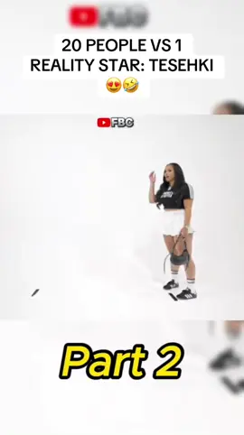 20 PEOPLE VS 1 REALITY STAR: TESEHKI #poptheballoon #smashorpass #women #girl #singleguy #singlelady #foryou #foryoupage 