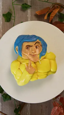 Coraline is locked in🤫🧏‍♀️ the mewing requests never end😭 #coraline #mewing #cake #bakingthursdays 