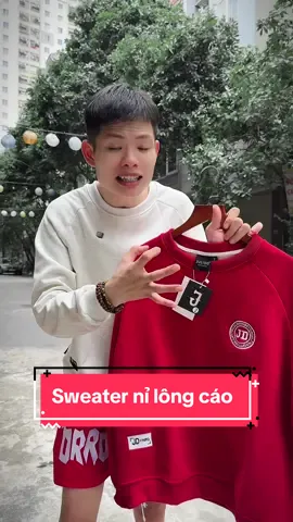 Áo sweater nỉ lông cáo cao cấp luôn á #quocvuonglive #xh #muataitiktokshop #NSTdigital #tuhaohangviet #julido #sweater 