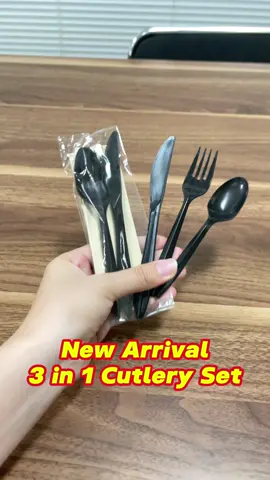 New Arrival 3 im 1 Spoon, Fork and Knife ❤️✨ INDIVIDUALLY PACKED SPORK, SPOON,FORK & Knife SET with Tissue #Cutlery #plasticcutlery #PlasticSpork #PlasticUtensils #Disposable #disposablecutlery #Spoon #Spork #PlasticSpoon #plasticfork #fyp #fypシ #fypviral #fypage #foryou #foryoupage #foryoupageofficiall #PPS #ppsph
