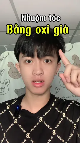 Nhuộm tóc bằng oxi già #ducduy_official #Vlog #lamdep #lamtoc 