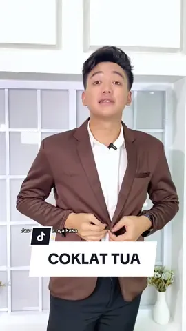 Jas coklat tua pria #jaspria #modern #blazerstyle 