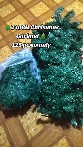 240cm christmas garland sobrang haba na. check out na❤️ #garland #buynow #checkoutnow #fyp 