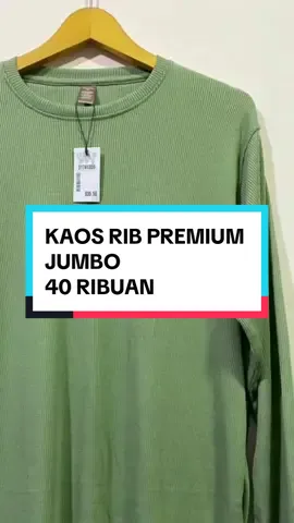 Kaos Rib Jumbo Premium #fyp #foryou #beranda #xyzbca #kaosmurah #kaosrib #rib #atasanwanita 