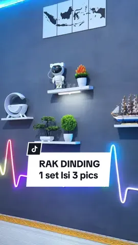 Membalas @theboysss92 rak dinding 1 set isi 3  #kamaraesthetic #rakdinding #rakdindingminimalis #ambalandinding #rakambalan #fyp 