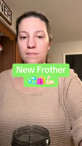 New Frother with powder!!! #frother #protienshake #coldfoam #homemade #power #ad #deal #advice #fall #winter #holidays #gifts #mom #dad #kids #family #spookyseason #shopping 