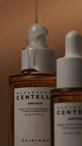 Setting the mood for calm skin 🤎😌 Ft. @SKIN1004 Official Madagascar Centella Ampoule • • •  #kbeauty #koreanskincare #centellaasiatica #productvideo #productvideography #cosmeticvideography #serum #productvideo @스킨1004 Korea 