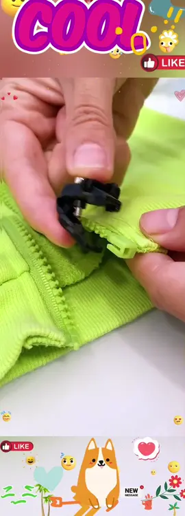 With this universal removable zipper head, broken zippers of bags and clothes can be useful