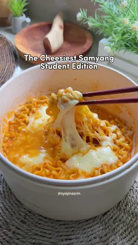 cheesyyyyyy samyanggg sedap 🧀 #EasyRecipe #foodiemy #samyang 