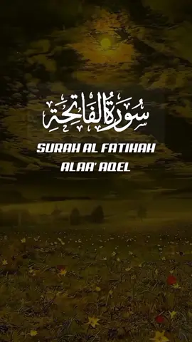 1 SURAH AL FATIHAH 1-7 🔊 ALAA' AQEL  #surahalfatihah #alfatihah #fatiha #alaaaqel #pembukaan #opening #quran #alquran #quran_alkarim #coran #kuran #koran #tilawat #murottalquran #benaziz #سورة_الفاتحة #الفاتحة #اللهم_صلي_على_نبينا_محمد  #ارح_سمعك #راحه_نفسيه #اللهم #بسم_الله_الرحمن_الرحيم 