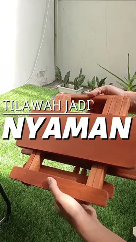 Hanya 30 ribuan dapat meja Tilawah Classic dari kayu jati asli #mejakayu #mejalipat #mejakayulipat #mejangaji 