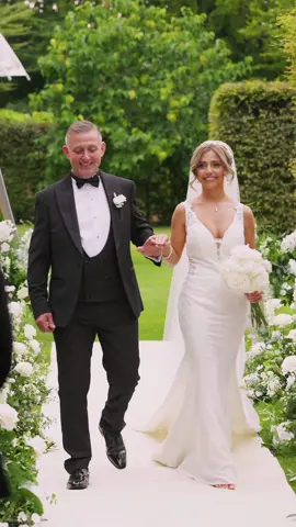 The groom couldn't hold back the tears seeing his bride walk down the aisle 🥹🤍 Moments like these are why we love capturing weddings. #weddingvideography #weddingvideo #weddingday #weddingdress 