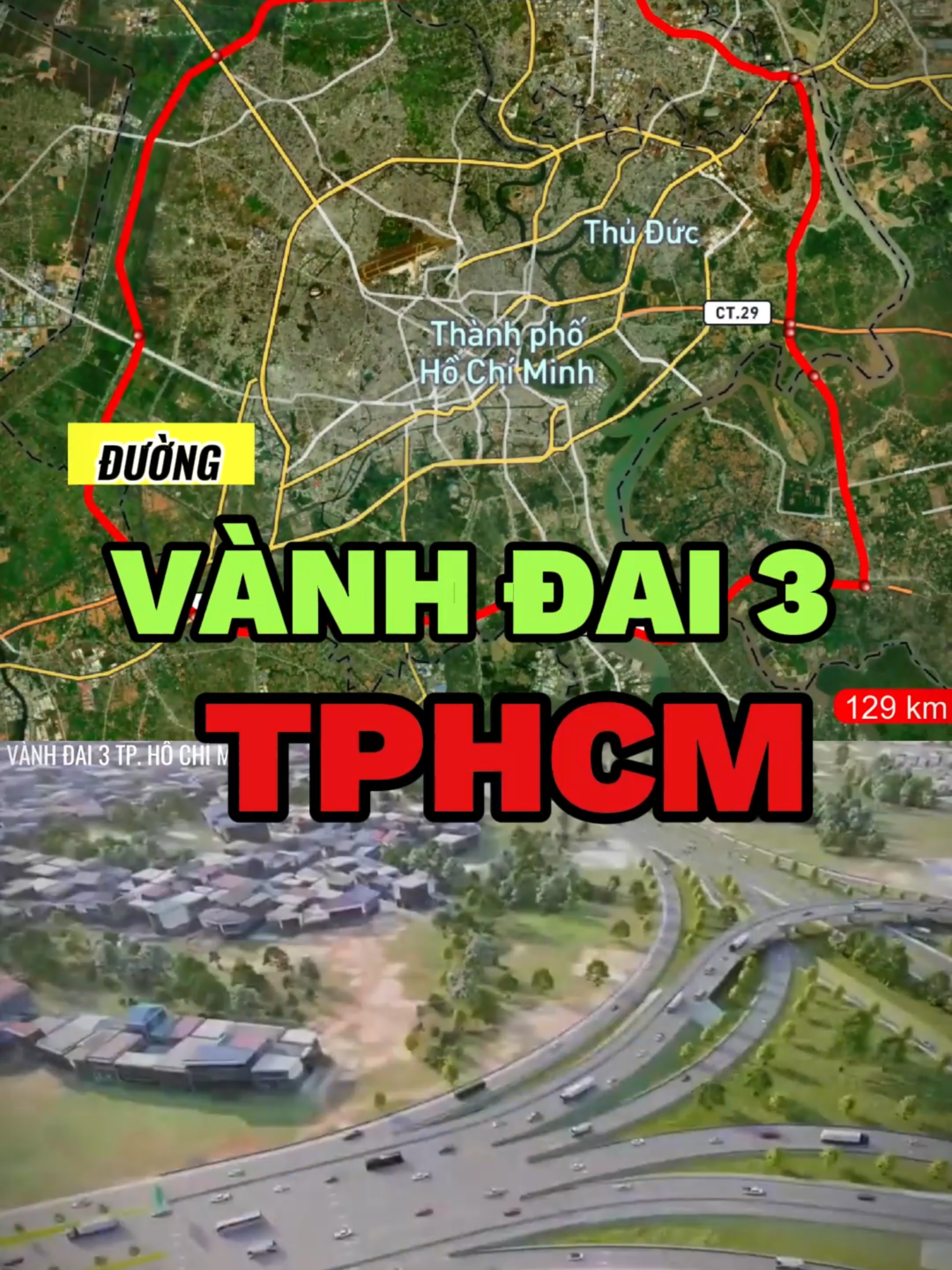 Đường vành đai 3 thành phố Hồ Chí Minh | Sàn BĐS Miền Nam #vanhdai3 #xuhuong #sanbdsmiennam #duongvanhdai3 #thanhphohochiminh #longan #binhduong #dongnai #nhontrach #bds