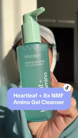 Gentle Gel Cleanser dengan kandungan heartleaf + 8x NMF Amino yang recommended untuk acne & redness skin😉 #gentlefacewash #aminogelcleanser 