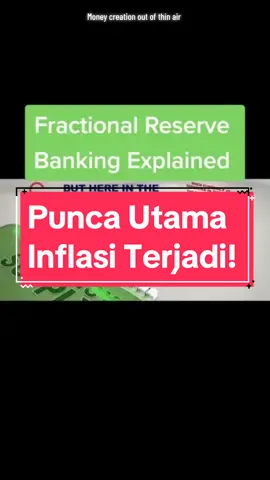 Inilah punca ataupun sebab utama semua jenis matawang fiat atau ringgit susut nilai saban tahun (money creation out of thin air). Menabung aset dalam bentuk emas dan perak dapat menghindarkan wang ringgit kita dimakan inflasi. #wangfiat #inflation #fractionalreservebanking #emaskalisboros #emaskalisiflasi #fitnahakhirzaman #pelaburanemas #simpanankukuhdenganemas #kembalikepadafitrah #publicgold #dinar #goldbar #1month1gram #modernslavery #kaptkewangan #captkewangan #duitkertas 