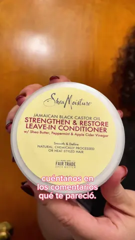 ¿Para qué sirve el acondicionador sin enjuage de Shea Moisture? #hairtok #BeautyTok #crecimiento #curlymethod #parati #haircare #cabello #rutinadepelo #HairCareTips #rizosperfectos #rizos #curlyhair #metodocurly  #fyp 