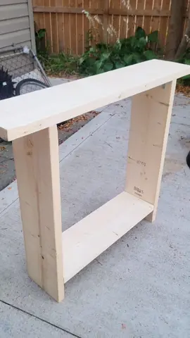 diy console table under 30$. #DIY #diyconsoletable #diyfurniture #diy #console #consoletable #homedecor #homediys #fyp 