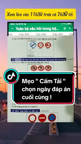 Mẹo học lái xe ô tô B1-B2-C-D-E-F#xuhuong #600cauhoilythuyet #hoclaioto #thaytuandaymeo600_cau 