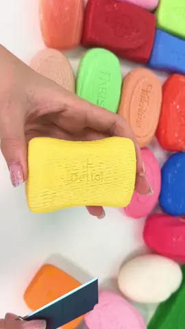 Beautiful colorful soaps | ASMR cutting 🌟 #viralllllll #foryoupages #foryouu #tingles 