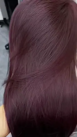 Đỏ cherry trầm chưa bao giờ hết hot #hunghair #maunhuomthoitrang #tocxinhmoingay #xuhuong 