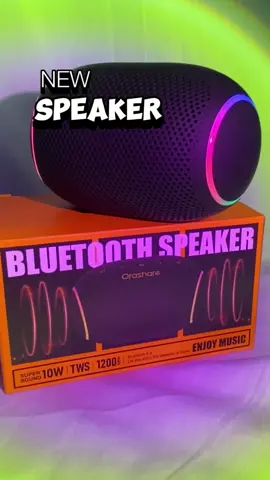 Experience powerful sound on the go with the Orashare BS18 Bluetooth Speaker – delivering 10 watts of immersive audio in a sleek, portable design.#orashare #fypシ゚ #vir #viral_video #wireless #speaker 
