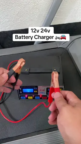 Hindi kana malolobatan ng battery ng sasakyan or motor mo kapag meron ka nito #batterycharger #12v #24v #charger #car #motorcycle #rider #driver #tiktokshop #foryou 