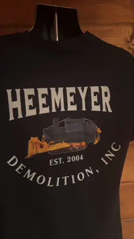Heeymeyer Demolision T Shirt available in tge tiktok shop. #marvinheemeyer #Granbycolorado #appareldesign #tshirtshop 