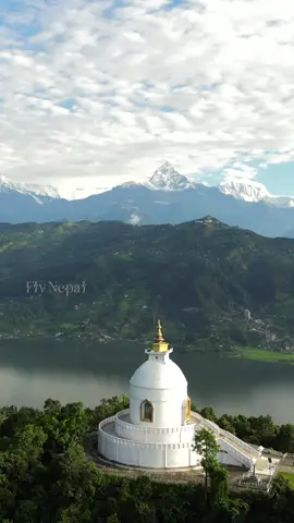 बिश्व शान्ति स्तूप पोखरा World Peace Pagoda Pokhara #Beautifulplace #Dronevideography #Peace #shantistupa #Foryou #Fyp 