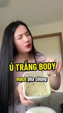 Cách làm bột đậu đỏ, matcha ủ trắng sáng body cực kỳ dễ #happipham #duongda #duongdabody #datrang #duongtrang 